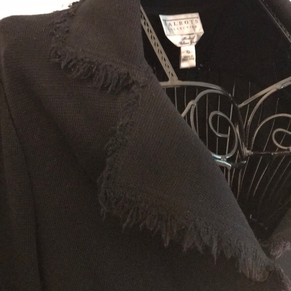 Talbots Black Blazer Size XL - Picture 4 of 7